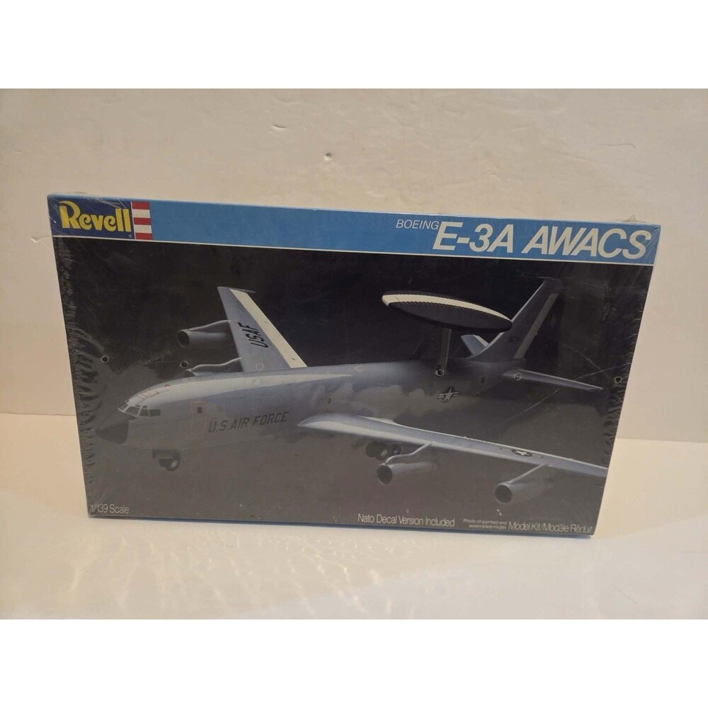 Mint in box Boeing USAF E-3A AWACS in 1/139 scale by Revell from 1982